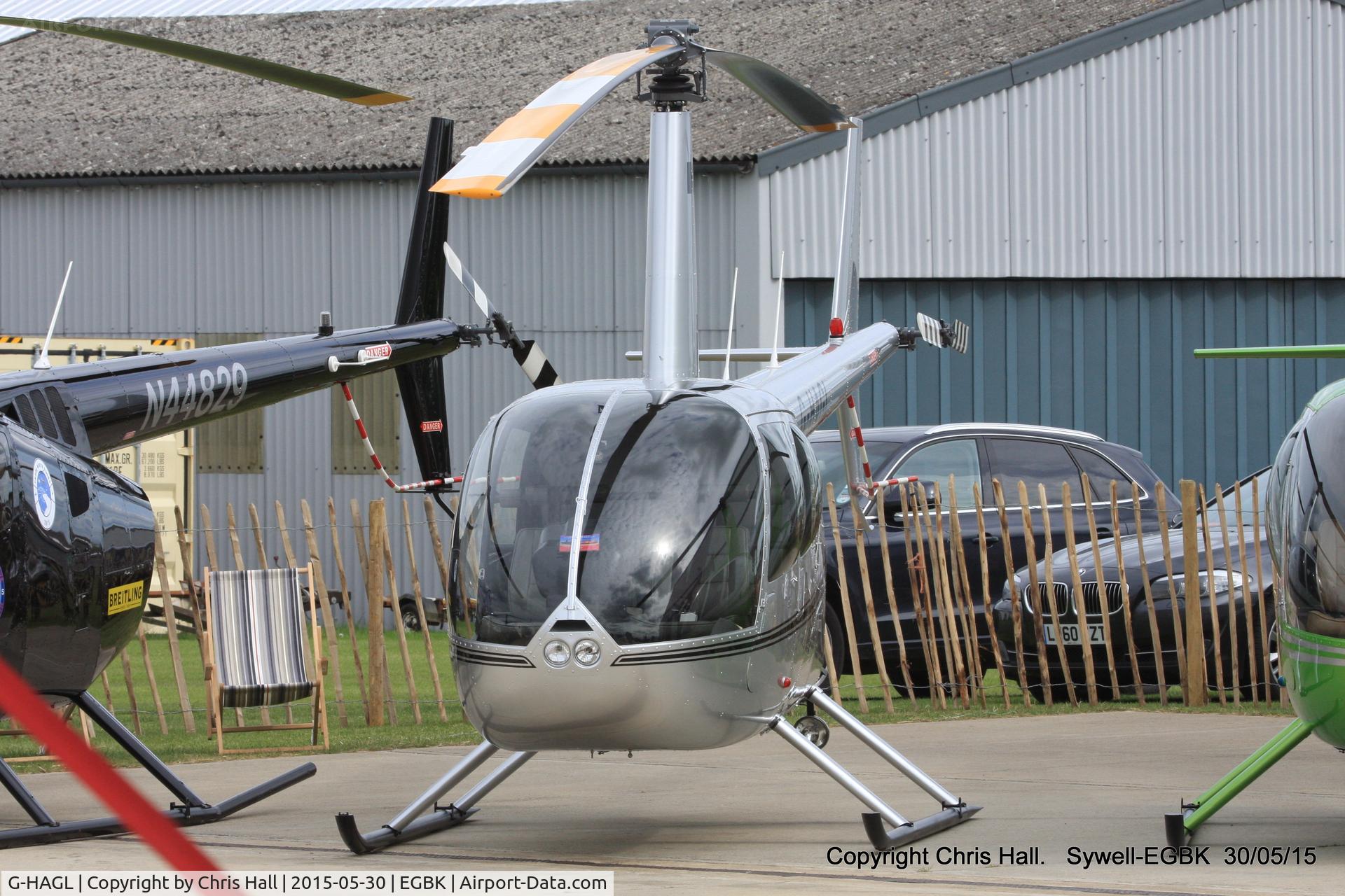 G-HAGL, 2008 Robinson R44 Raven II C/N 12403, at Aeroexpo 2015