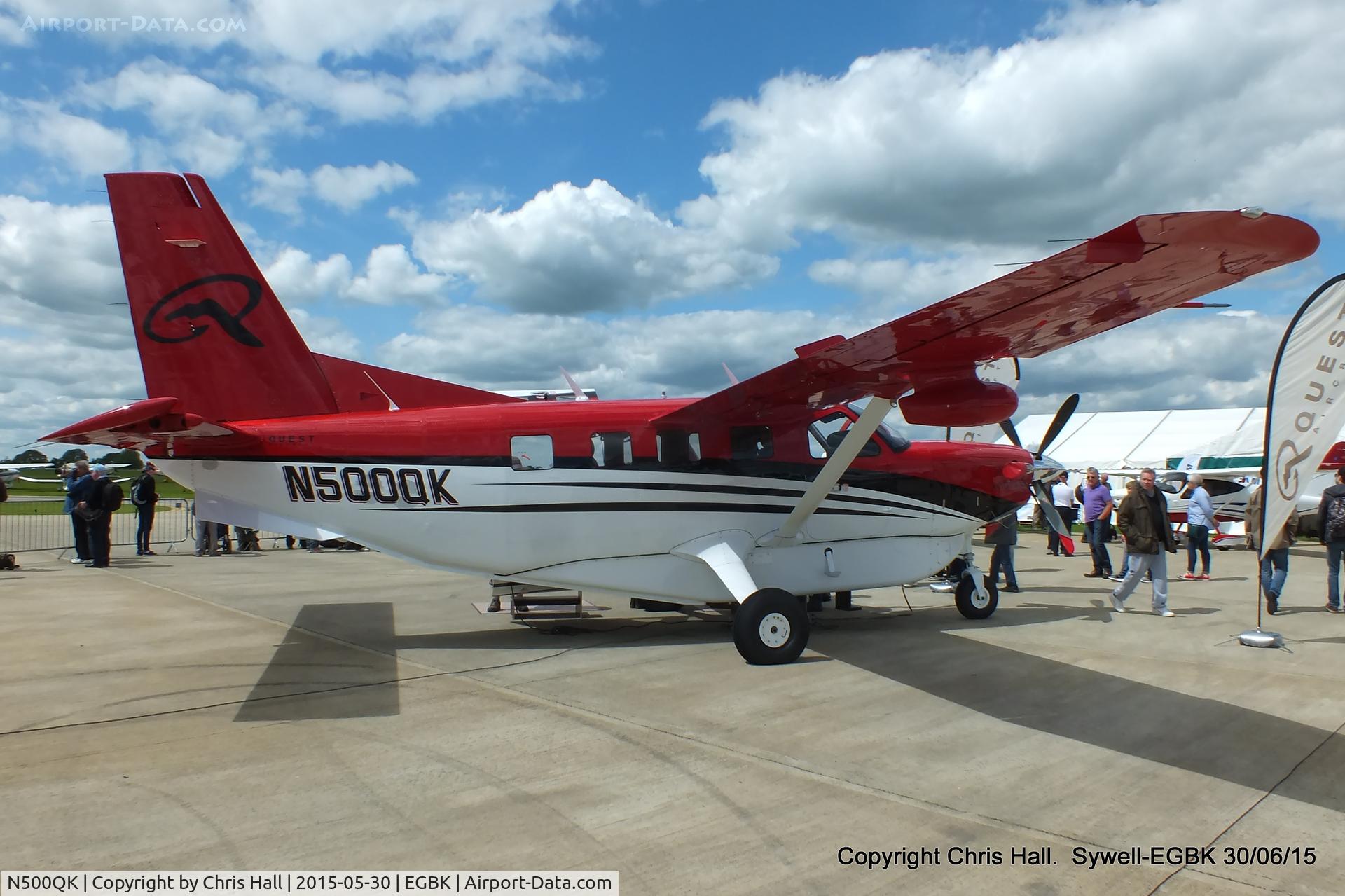 N500QK, 2015 Quest Kodiak 100 C/N 100-0138, at Aeroexpo 2015