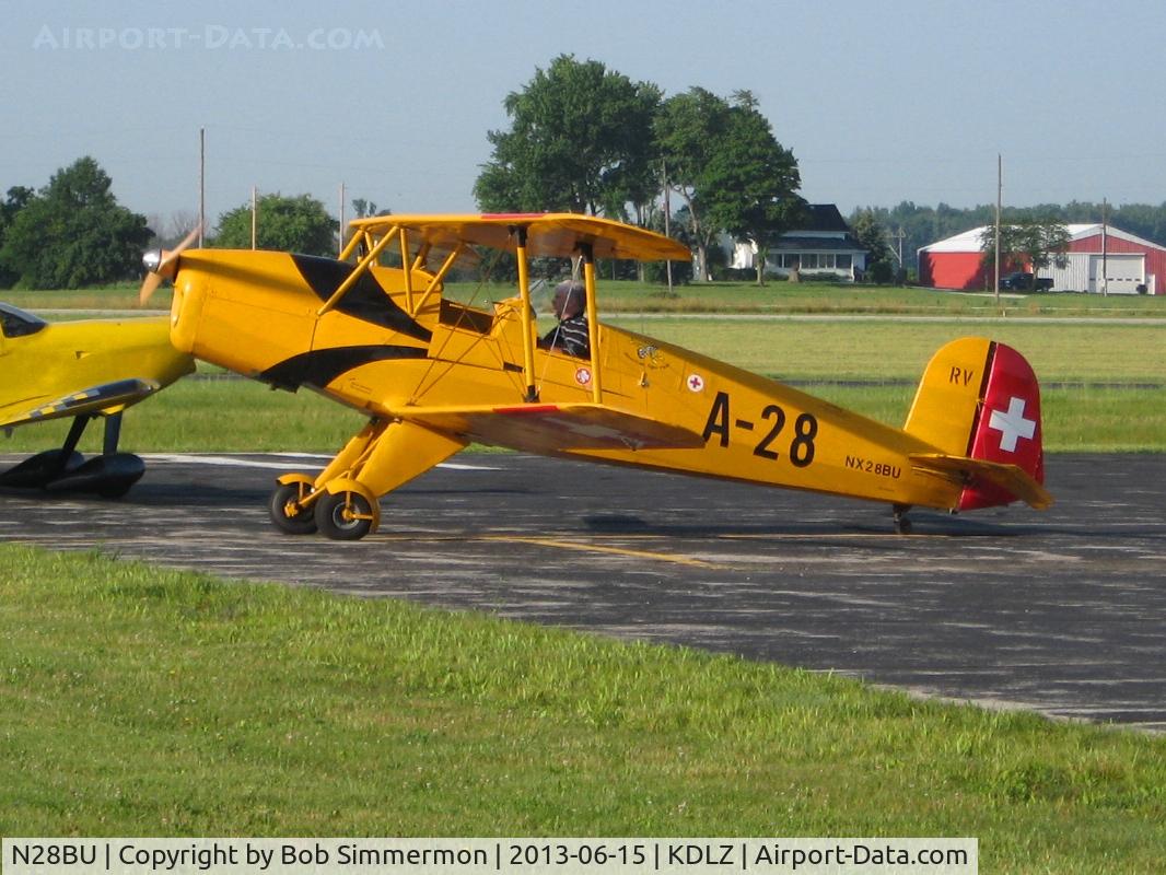 N28BU, 2010 Bucker Bu-131 Jungmann Replica C/N 001, EAA Fly-in at Delaware, OH