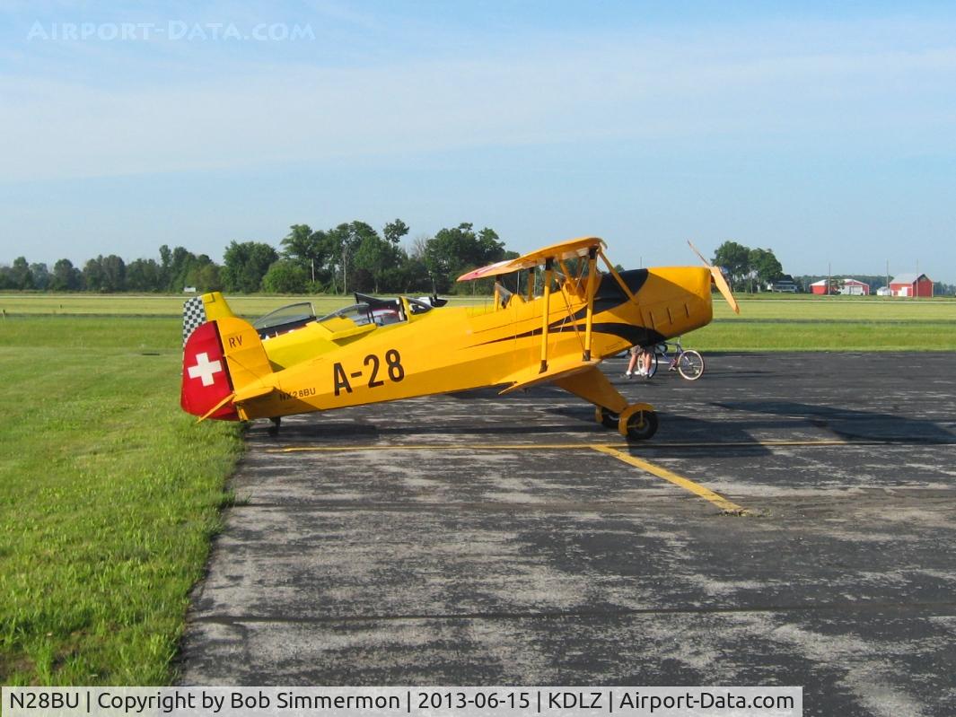 N28BU, 2010 Bucker Bu-131 Jungmann Replica C/N 001, EAA Fly-in at Delaware, OH