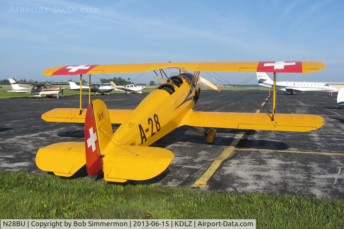 N28BU, 2010 Bucker Bu-131 Jungmann Replica C/N 001, EAA Fly-in at Delaware, OH