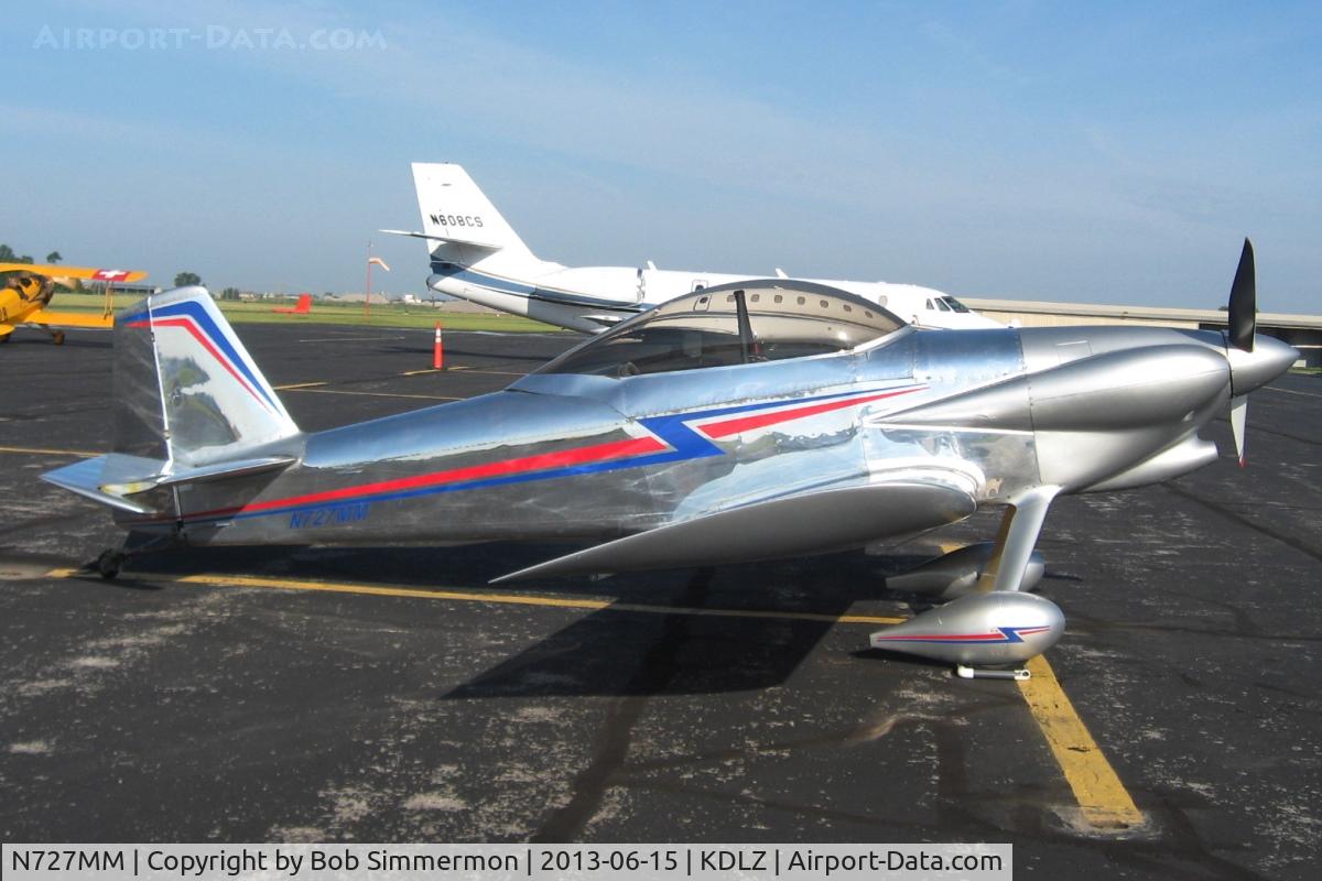 N727MM, Vans RV-4 C/N 3187, EAA Fly-in at Delaware, OH