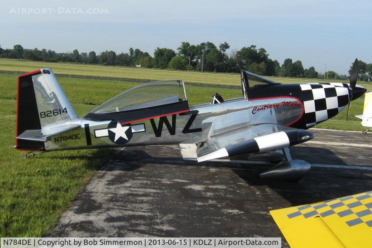 N784DE, Vans RV-8 C/N 82614, EAA Fly-in at Delaware, OH