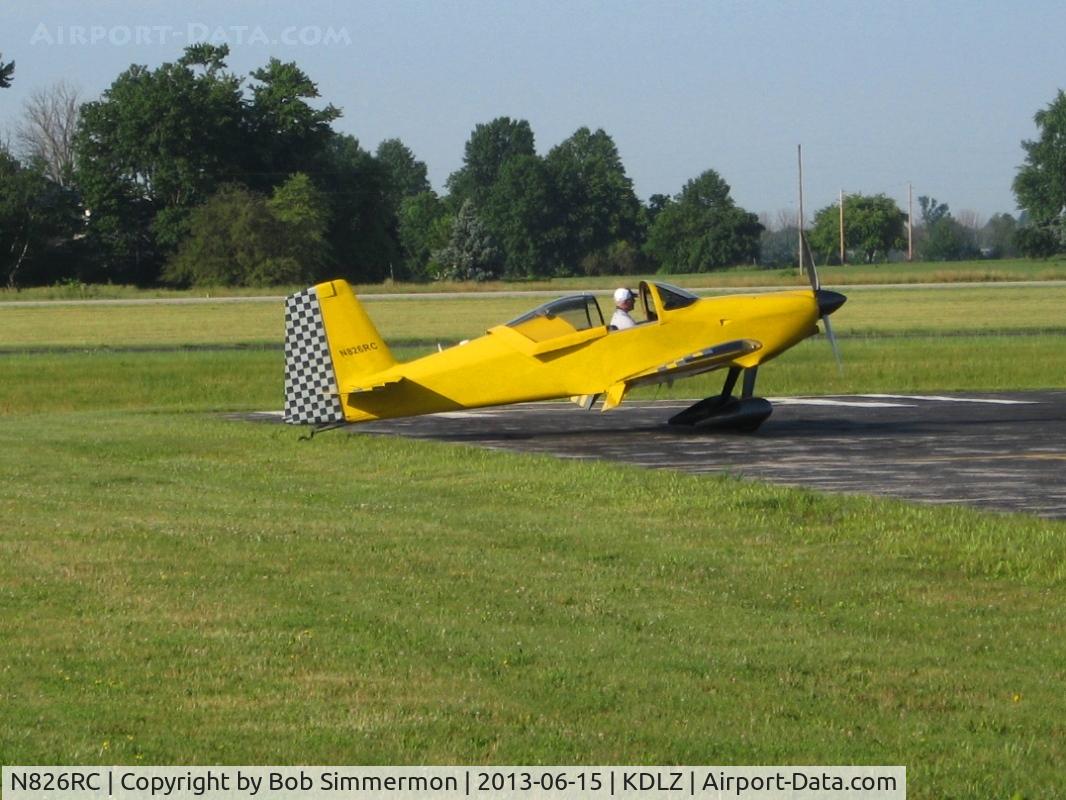 N826RC, 2008 Vans RV-7 C/N 72503, EAA Fly-in at Delaware, OH