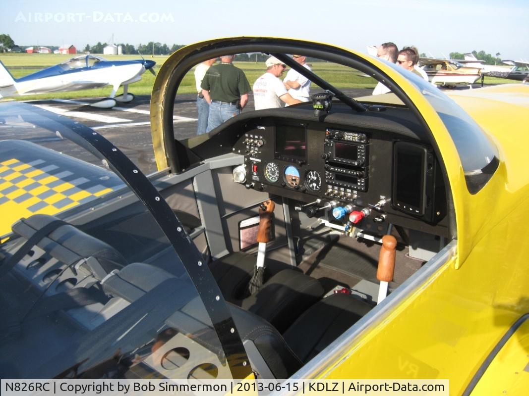 N826RC, 2008 Vans RV-7 C/N 72503, EAA Fly-in at Delaware, OH