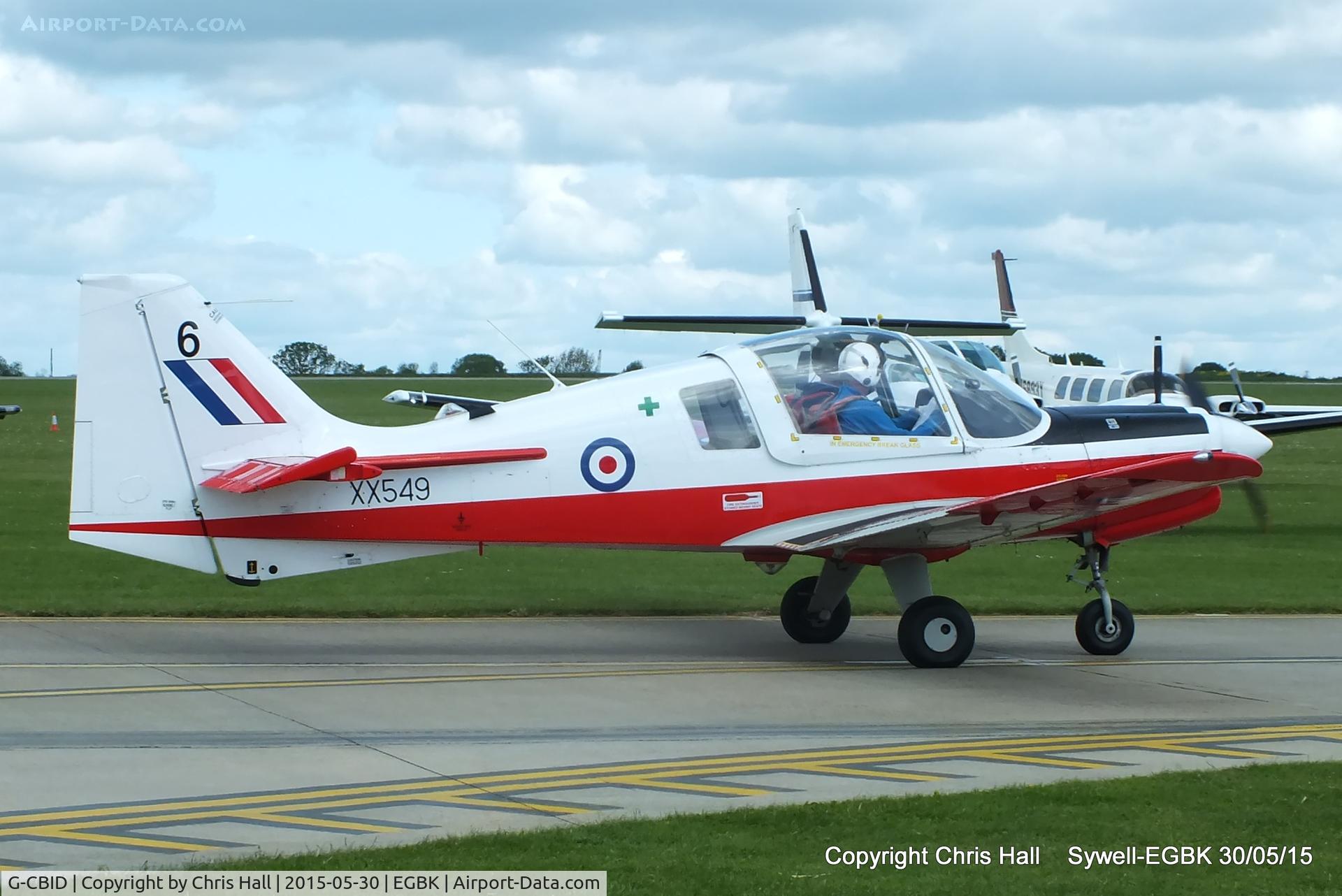 G-CBID, 1974 Scottish Aviation Bulldog T.1 C/N BH.120/242, at Aeroexpo 2015