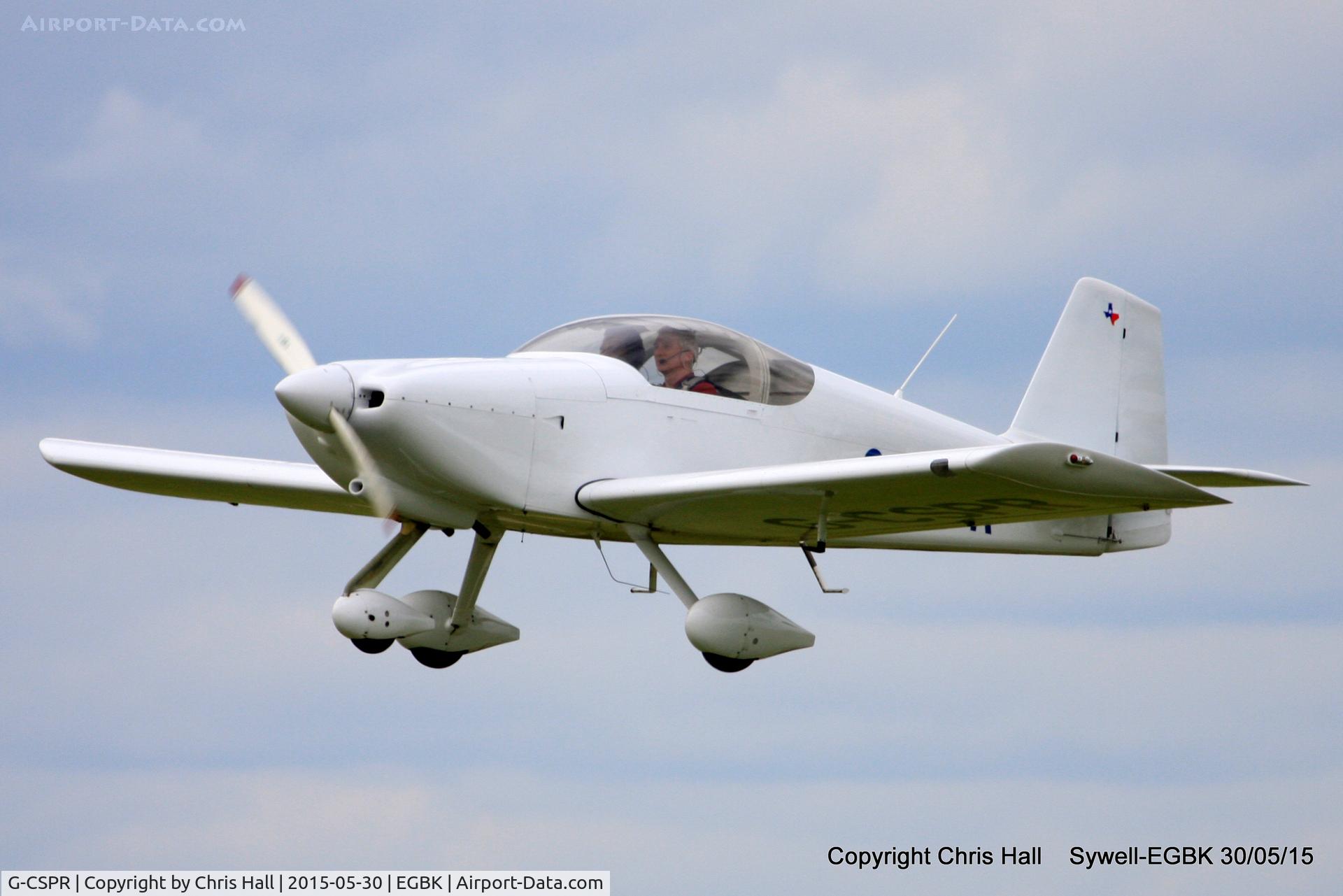 G-CSPR, 2000 Vans RV-6A C/N 25584, at Aeroexpo 2015