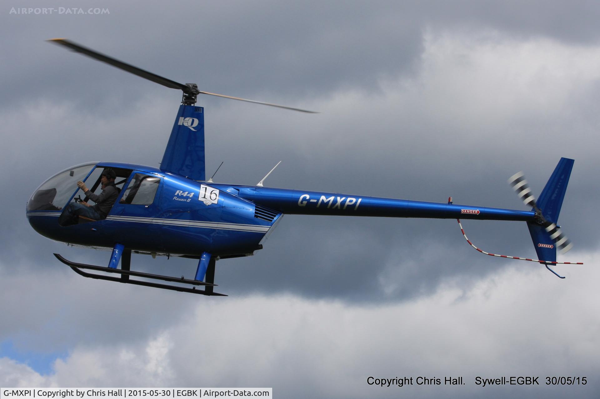 G-MXPI, 2009 Robinson R44 Raven II C/N 12827, at Aeroexpo 2015