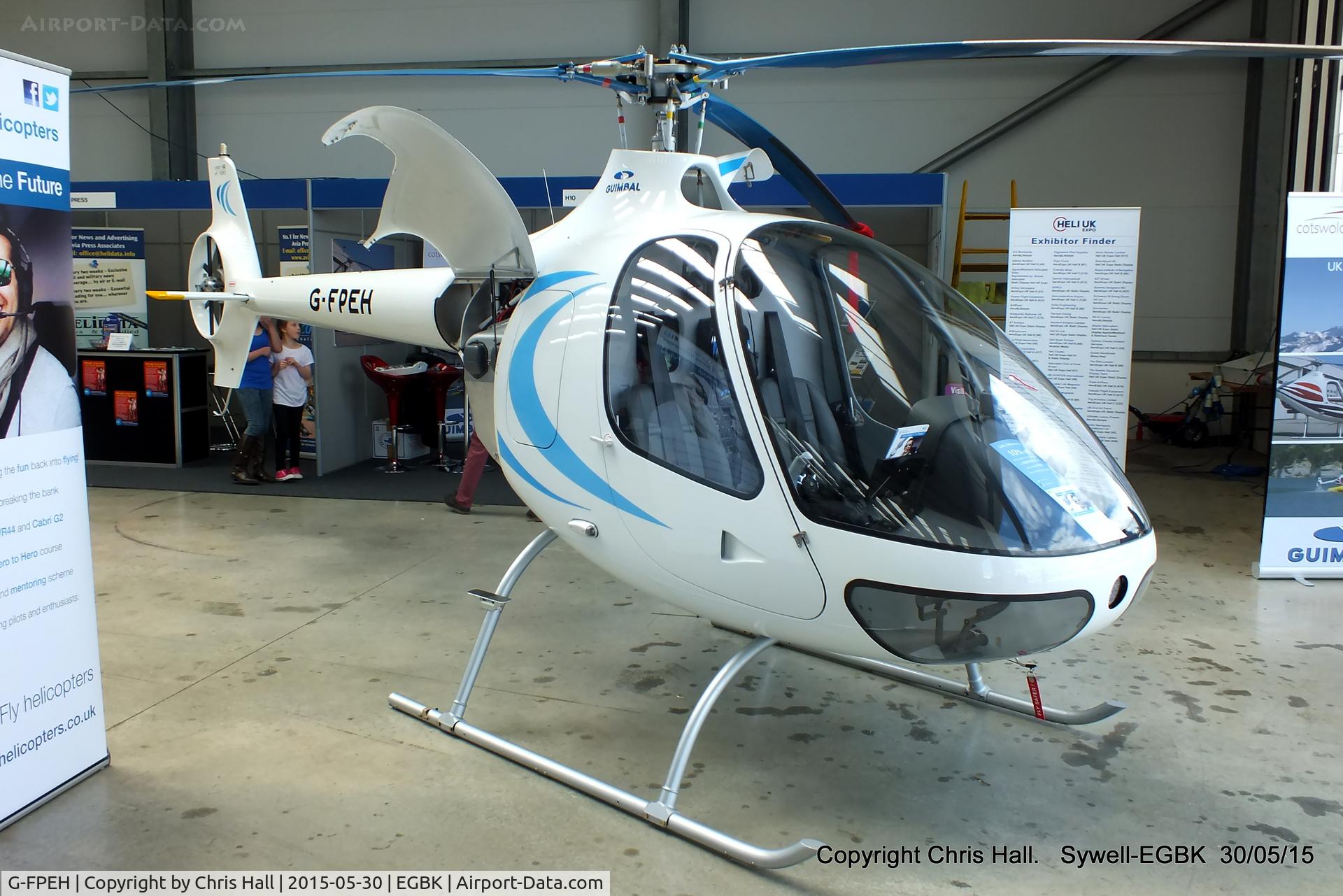 G-FPEH, 2015 Guimbal Cabri G2 C/N 1093, at Aeroexpo 2015