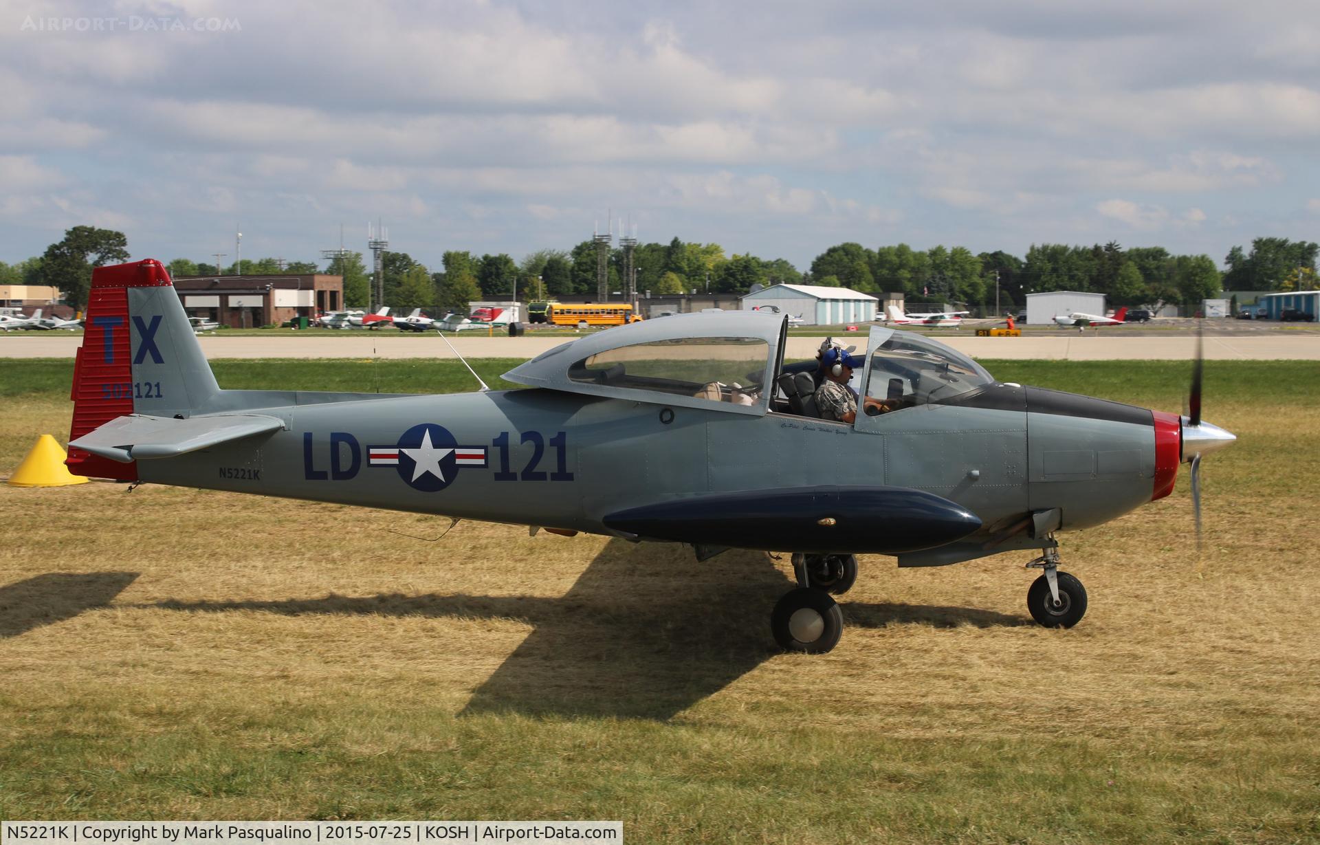 N5221K, 1950 Ryan Navion B C/N NAV-4-2121B, Navion B