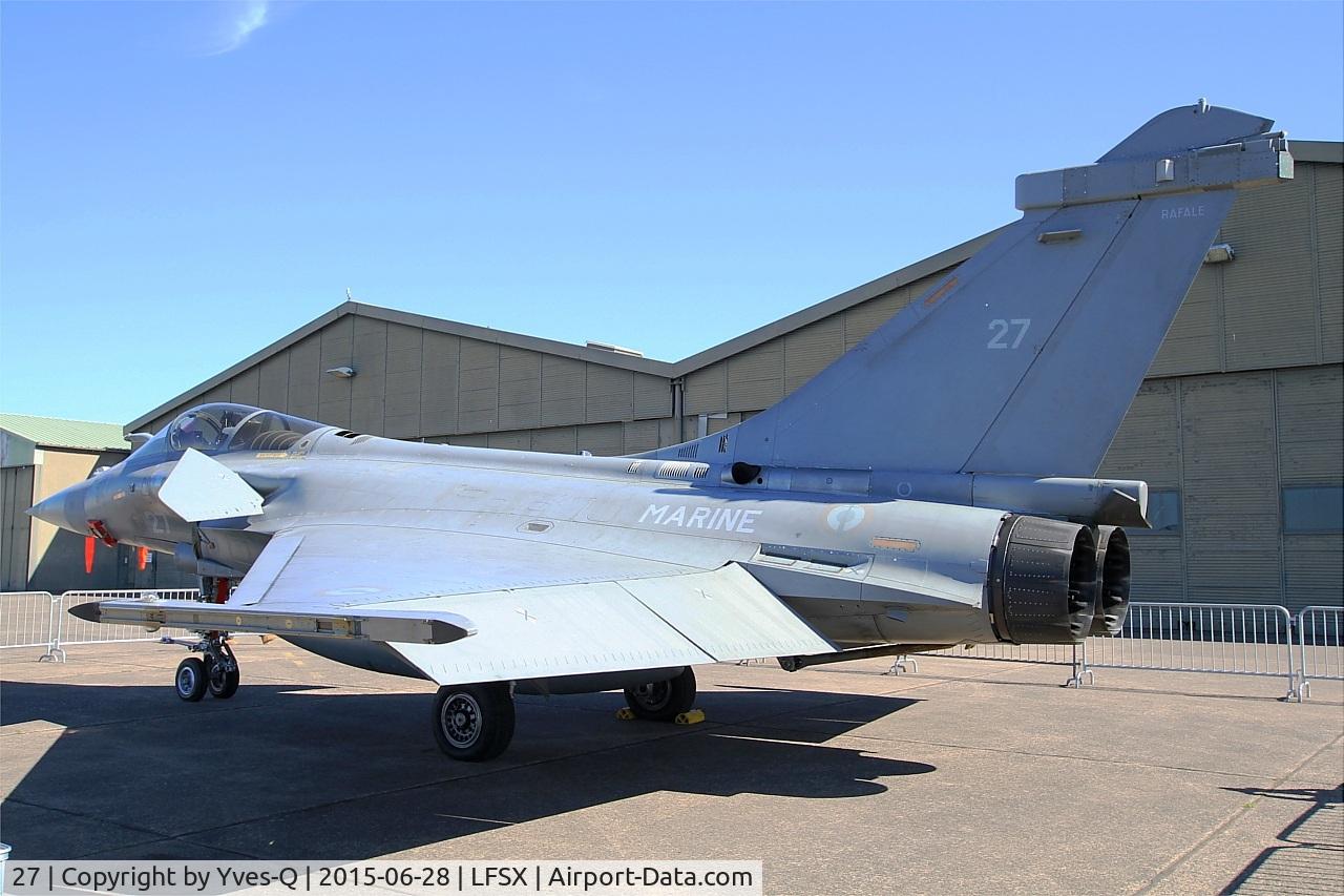 27, 2011 Dassault Rafale M C/N 27, Dassault Rafale M, Static display, Luxeuil-St Sauveur Air Base 116 (LFSX) Open day 2015
