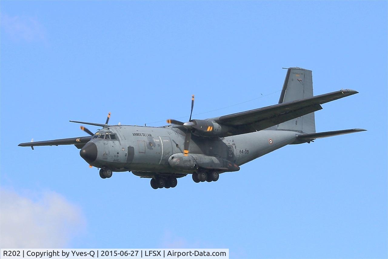 R202, Transall C-160R C/N 202, Transall C-160R, Short approach rwy 29, Luxeuil-Saint Sauveur Air Base 116 (LFSX) Open day 2015