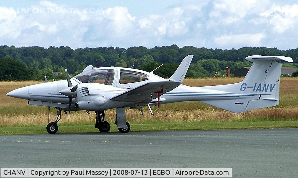 G-IANV, 2006 Diamond DA-42 Twin Star C/N 42.150, Visitor to EGBO. EX:-OE-VPI.