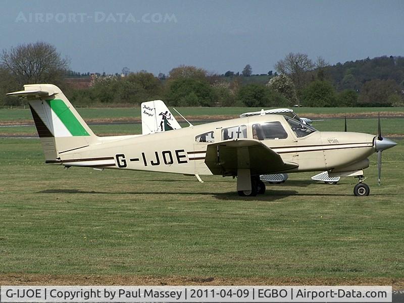 G-IJOE, 1980 Piper PA-28RT-201T Turbo Arrow IV C/N 28R-8031178, @ the Easter Wings & Wheels Fly-In. EX:-N8265X,N9599N.