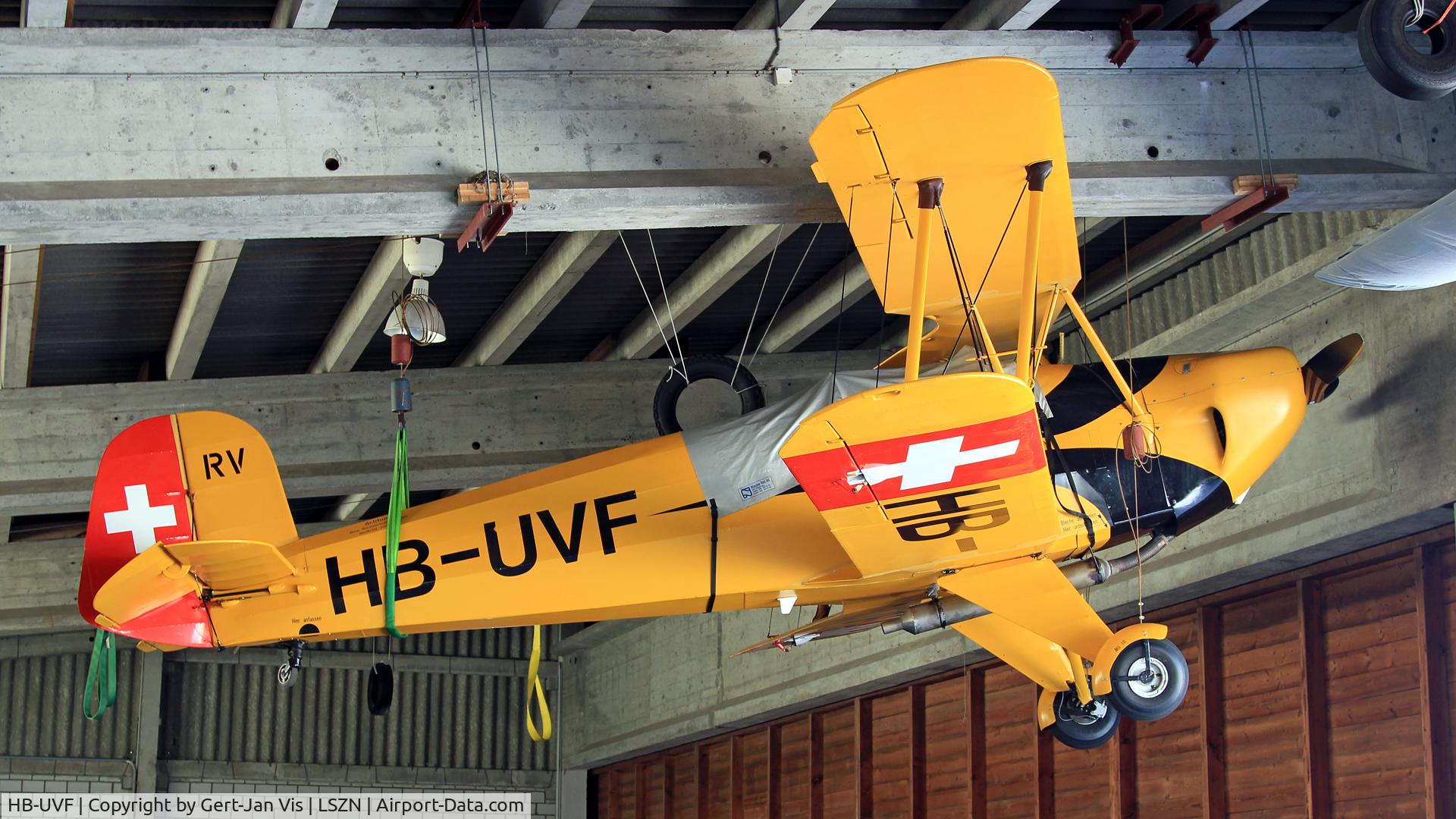 HB-UVF, 1939 Bucker Bu-131APM Jungmann C/N 93, A way to store aircraft