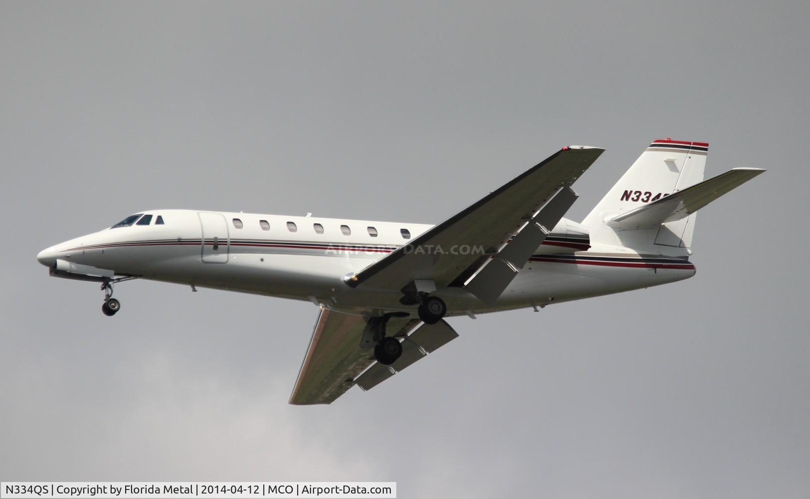 N334QS, 2007 Cessna 680 Citation Sovereign C/N 680-0164, Net Jets