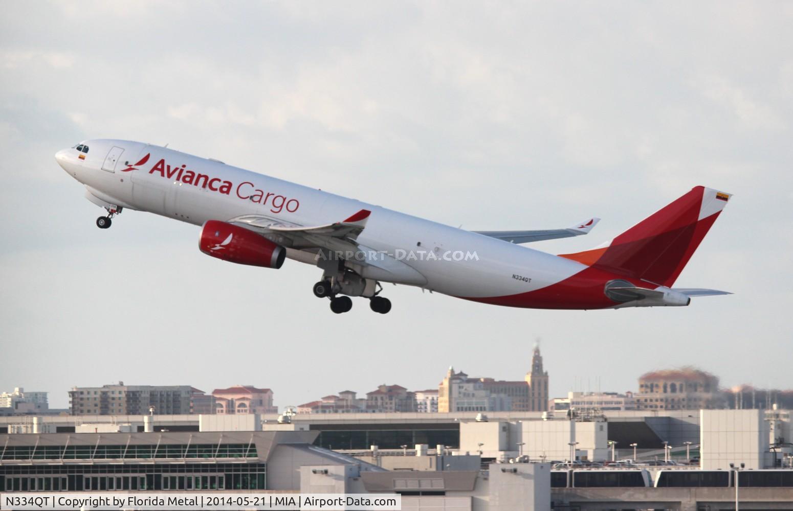 N334QT, 2013 Airbus A330-243F C/N 1448, Avianca A330-200