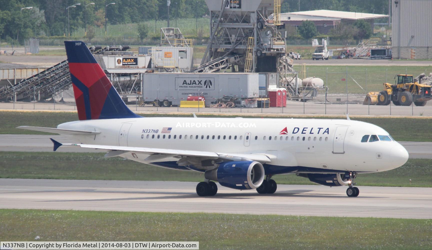 N337NB, 2002 Airbus A319-114 C/N 1685, Delta