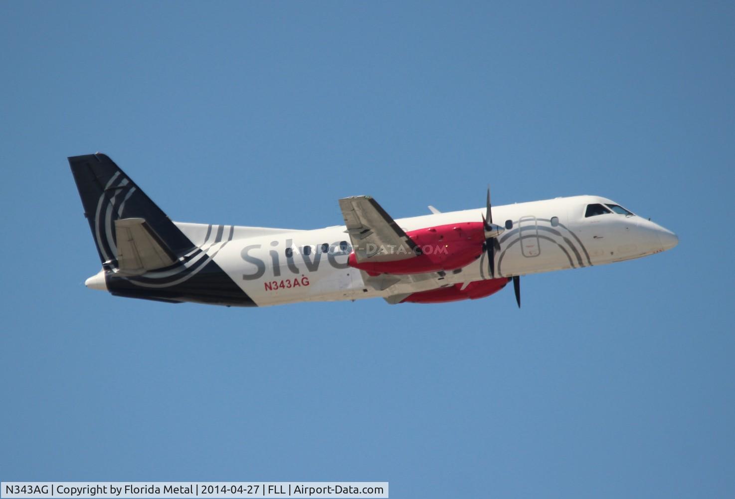 N343AG, 1998 Saab 340B C/N 340B-443, Silver Airways
