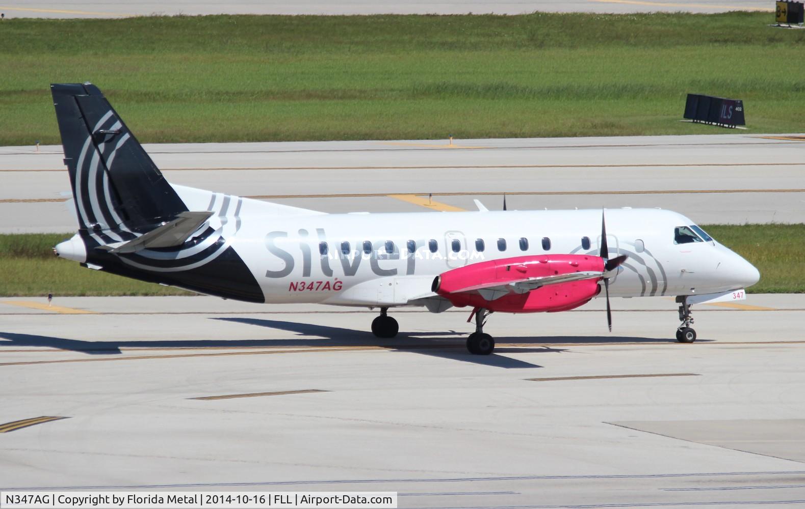 N347AG, 1998 Saab 340B C/N 340B-447, Silver Airways