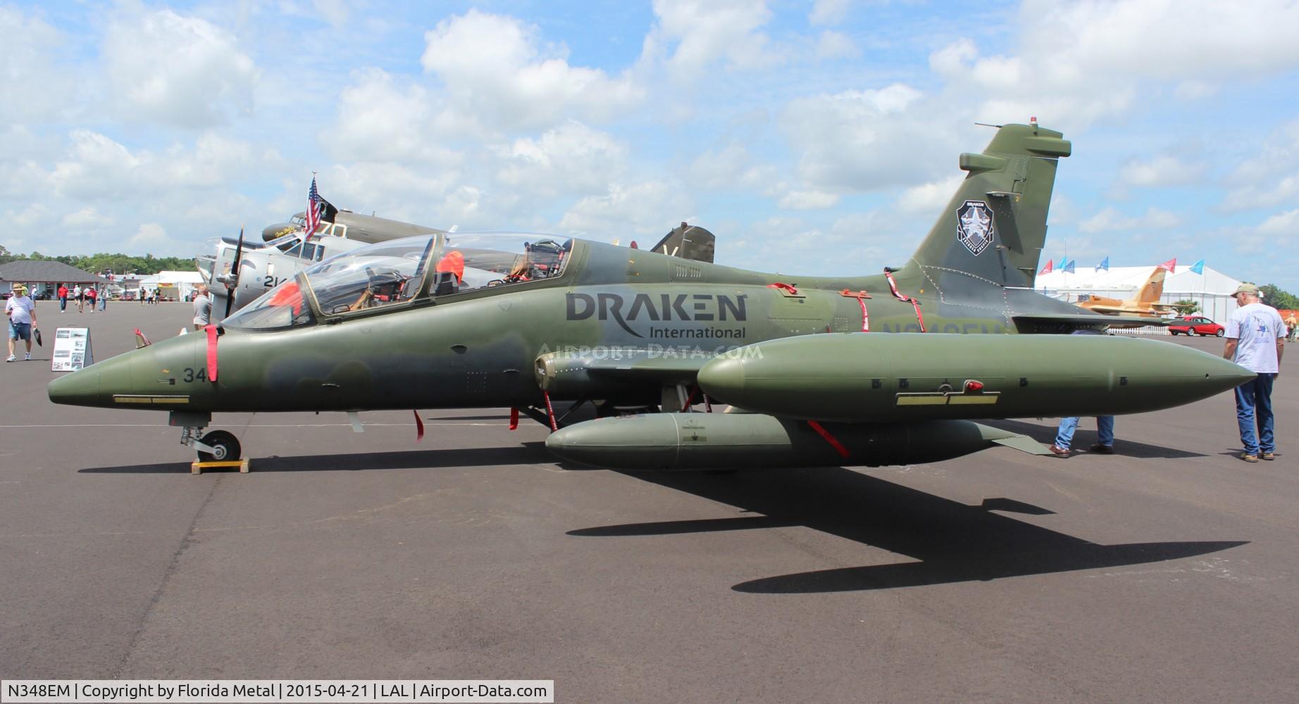 N348EM, 1991 Aermacchi MB-339CB C/N 6829/180, Draken Intl