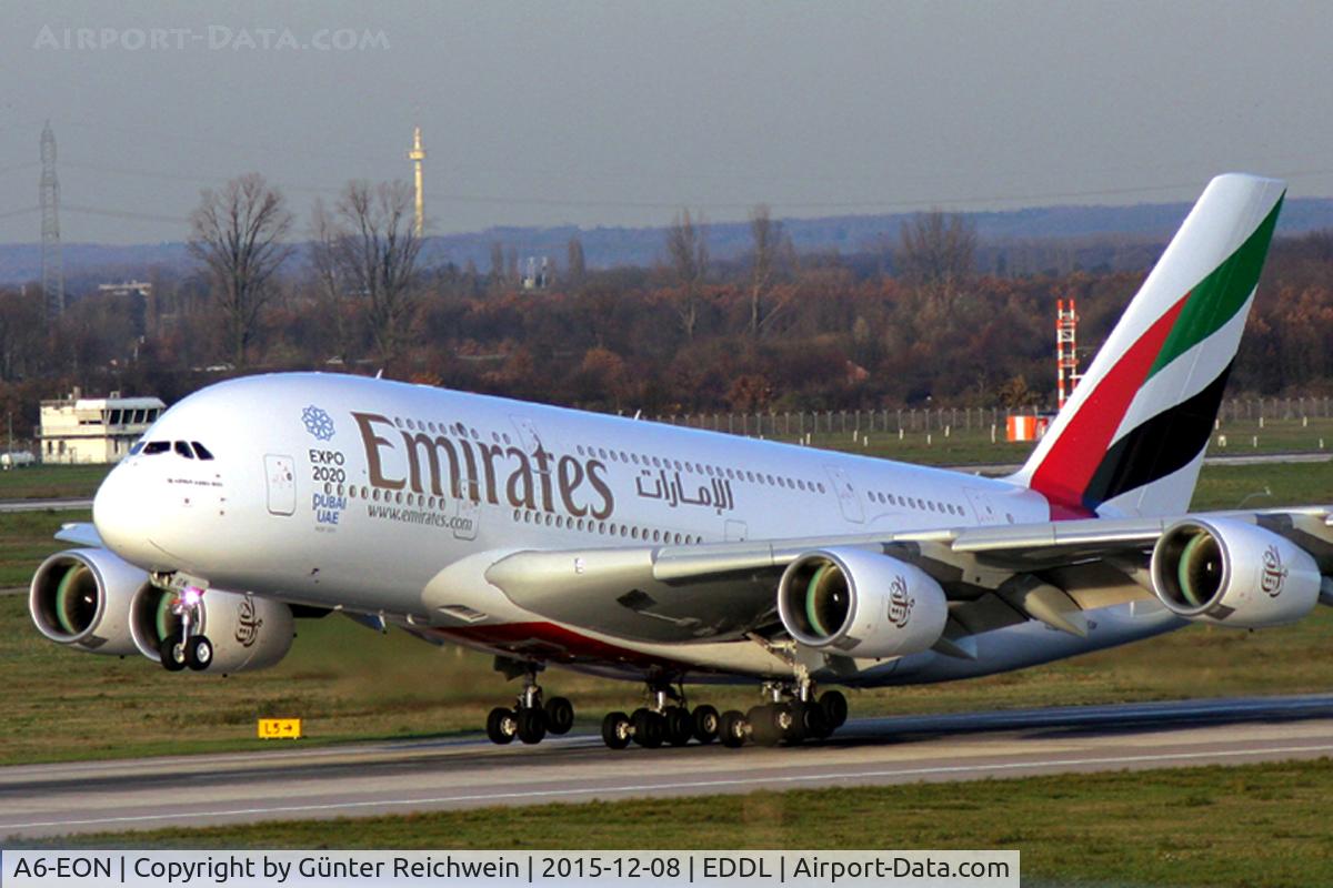 A6-EON, 2015 Airbus A380-861 C/N 188, Taking off