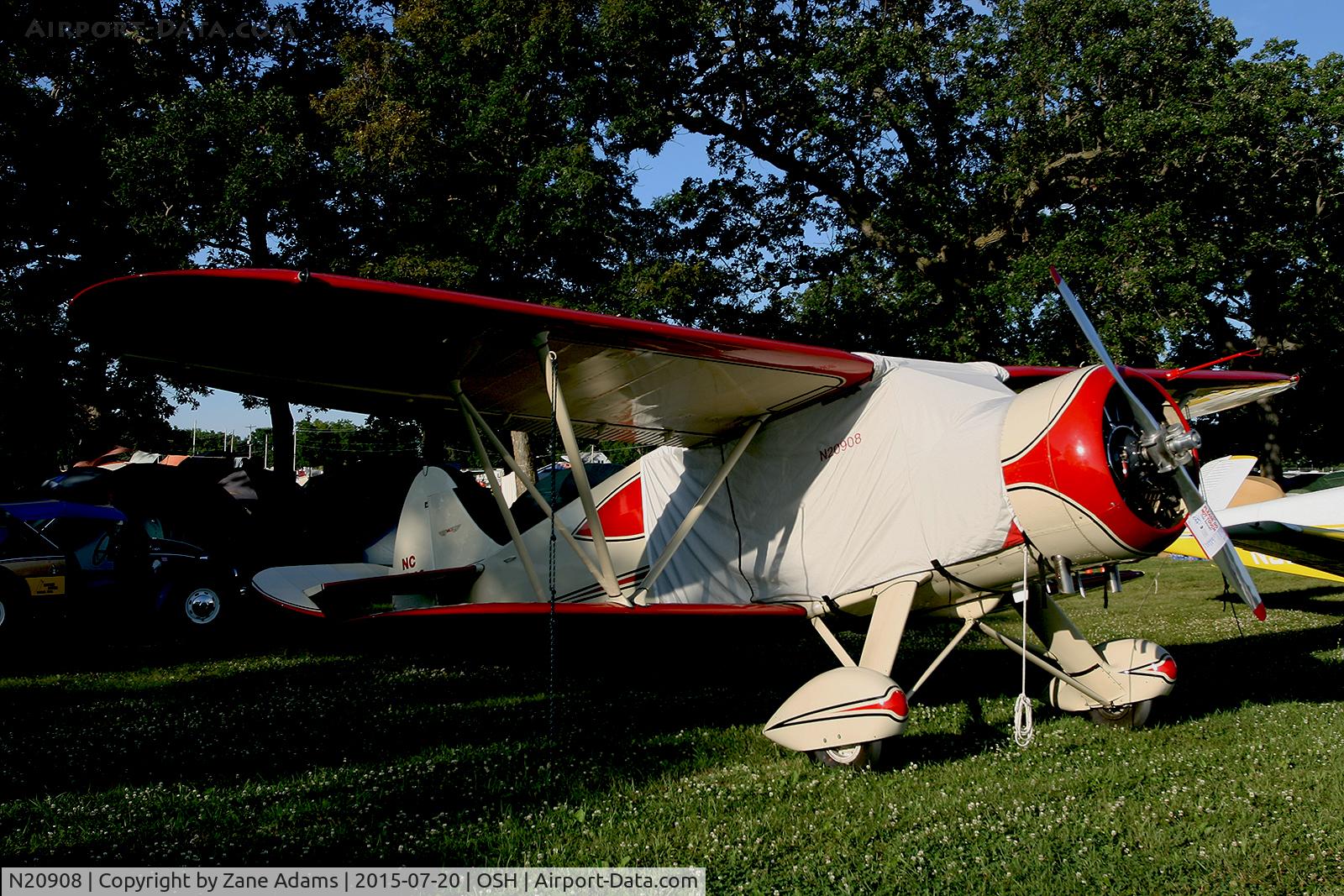 N20908, 1939 Waco AGC-8 C/N 5067, 2015 EAA AirVenture - Oshkosh, Wisconsin.