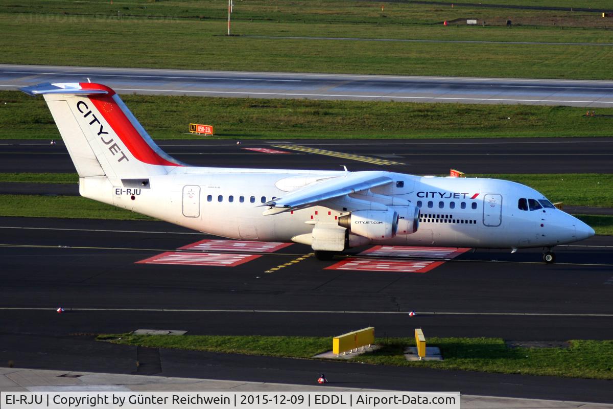 EI-RJU, 2000 British Aerospace Avro 146-RJ85A C/N E2367, Departing from Terminal C