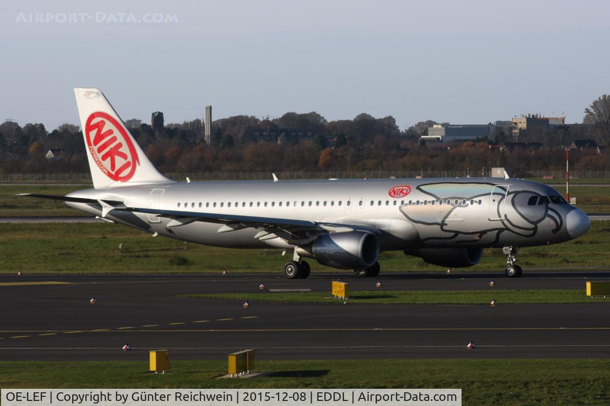 OE-LEF, 2010 Airbus A320-214 C/N 4368, NIKI on its way to rwy 23L