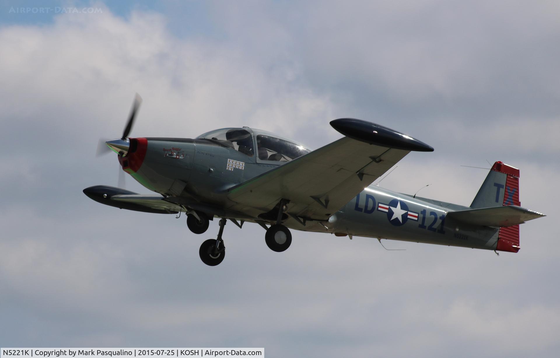 N5221K, 1950 Ryan Navion B C/N NAV-4-2121B, Navion B