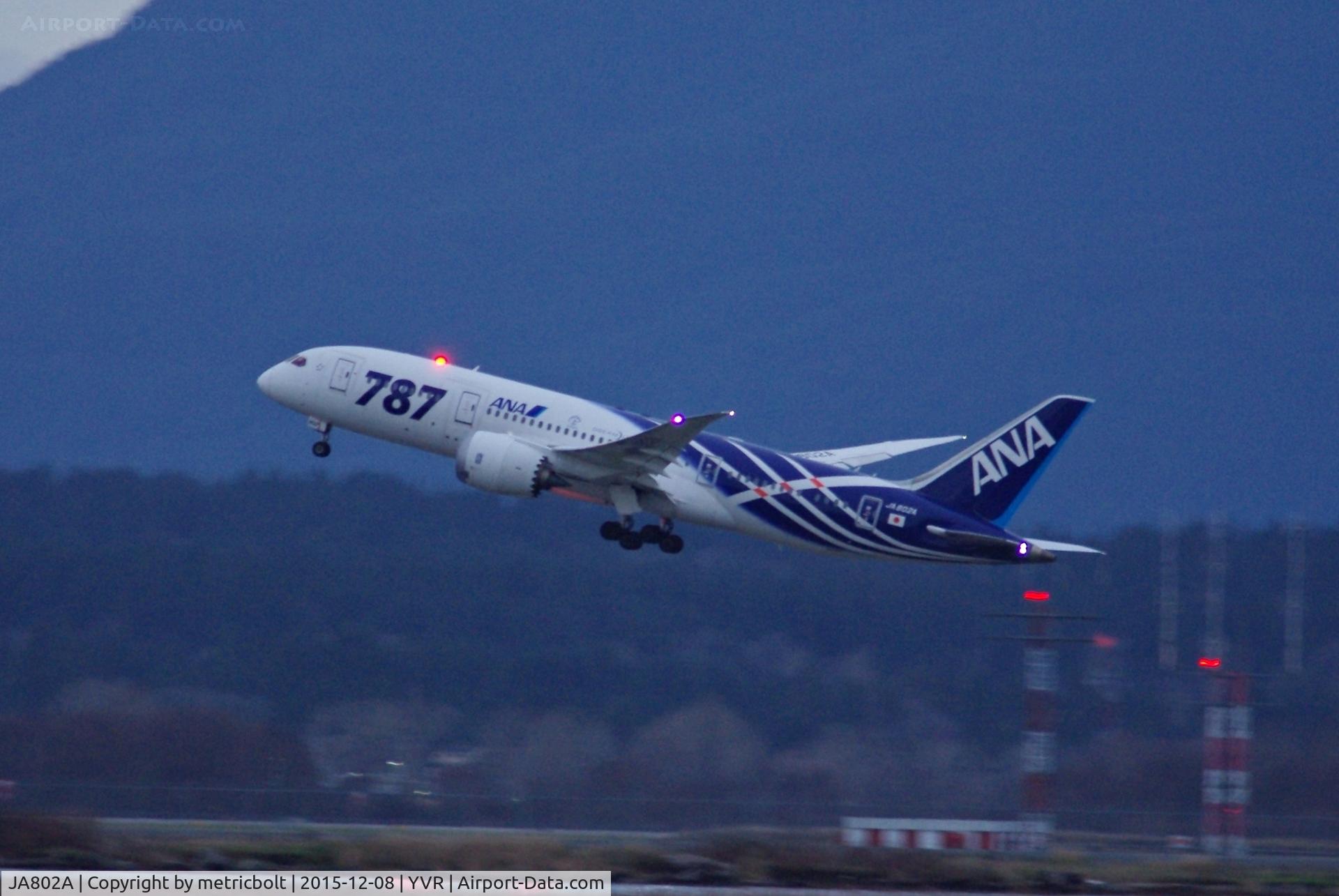 JA802A, 2011 Boeing 787-8 Dreamliner C/N 34497, NH115 to Haneda