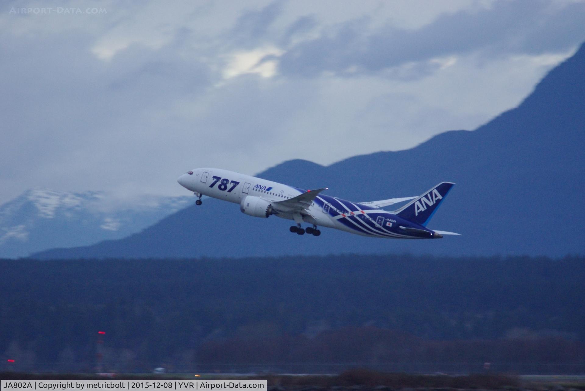 JA802A, 2011 Boeing 787-8 Dreamliner C/N 34497, ANA's second B787-8 on its way to HND