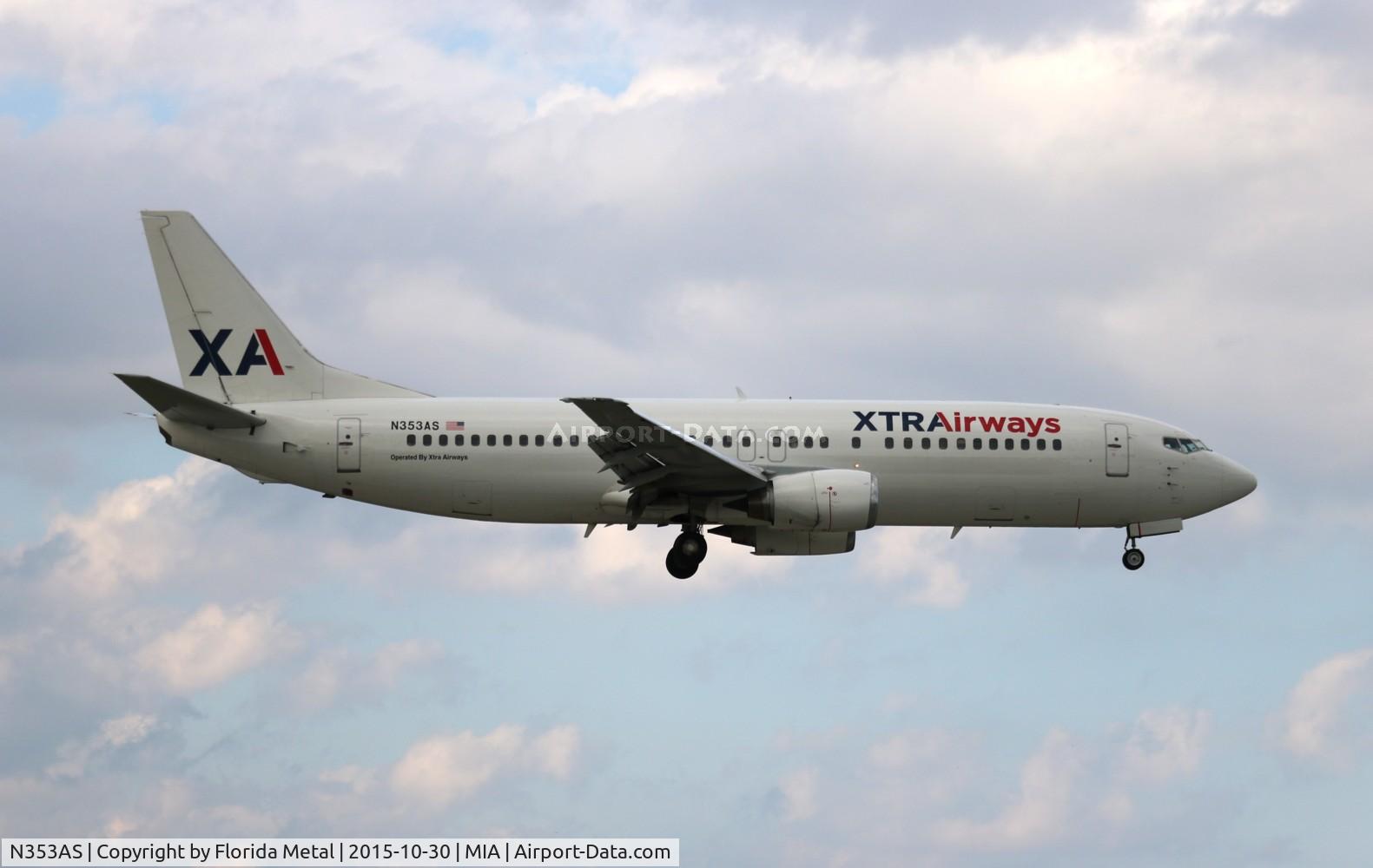 N353AS, 1991 Boeing 737-484 C/N 25313, Xtra Airways