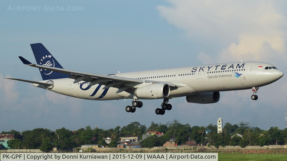 PK-GPF, 1997 Airbus A330-341 C/N 153, Skyteam Livery