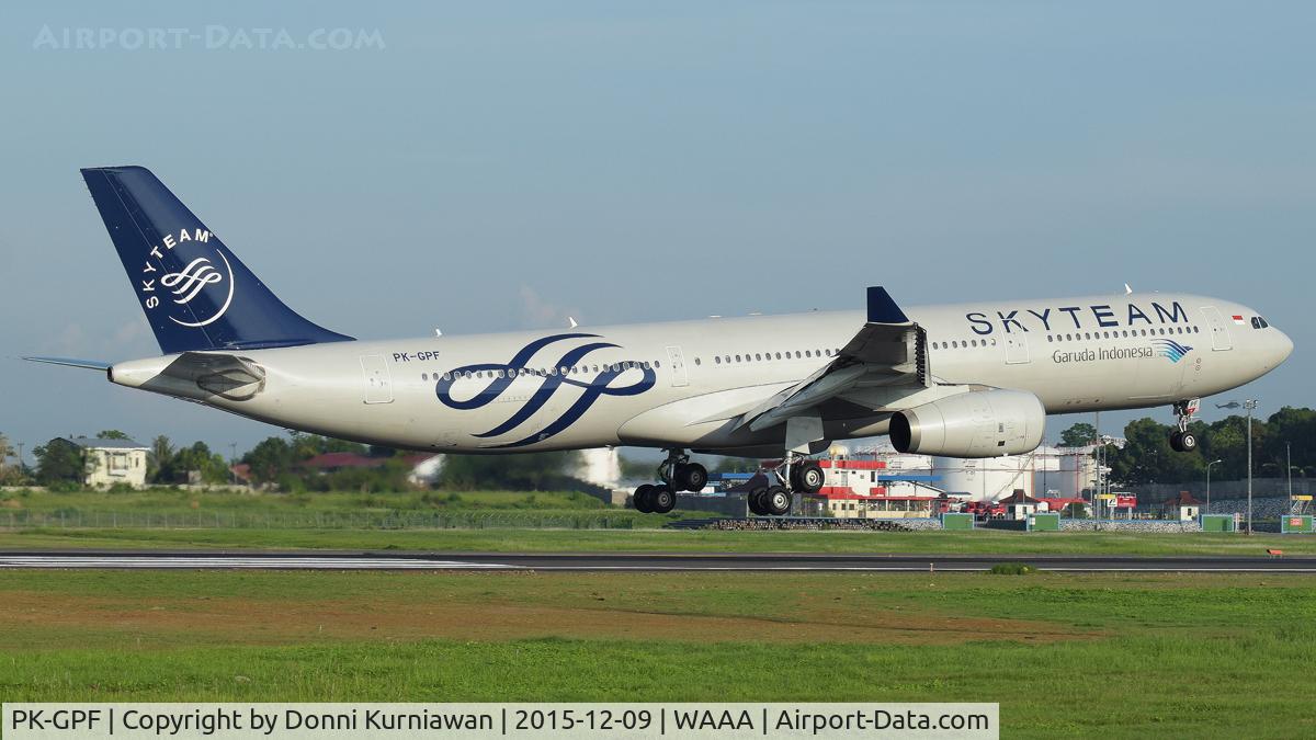 PK-GPF, 1997 Airbus A330-341 C/N 153, Skyteam Livery