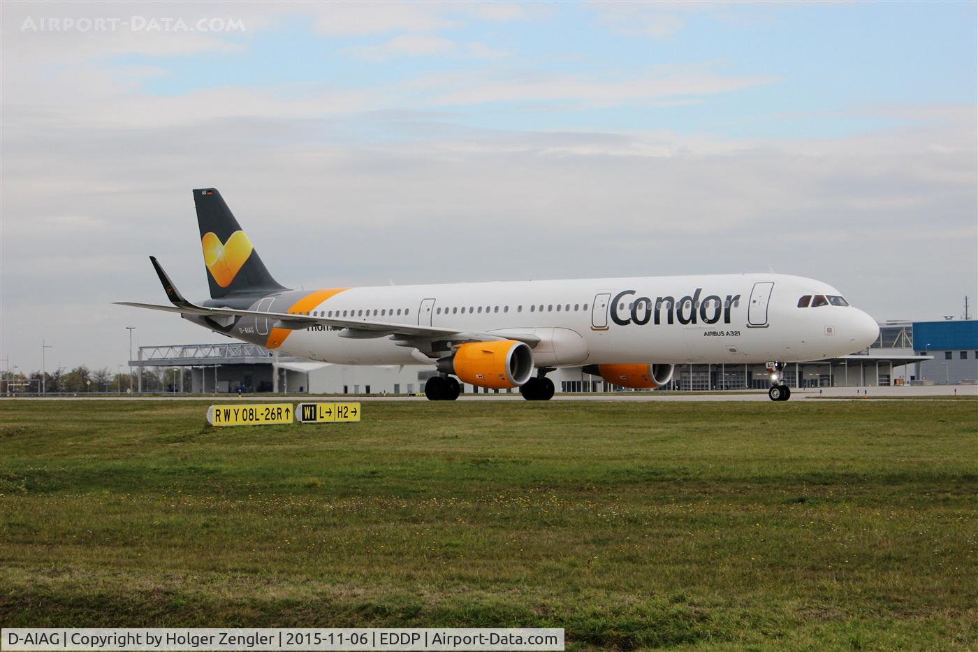 D-AIAG, 2015 Airbus A321-211 C/N 6590, On taxi to stand 134....