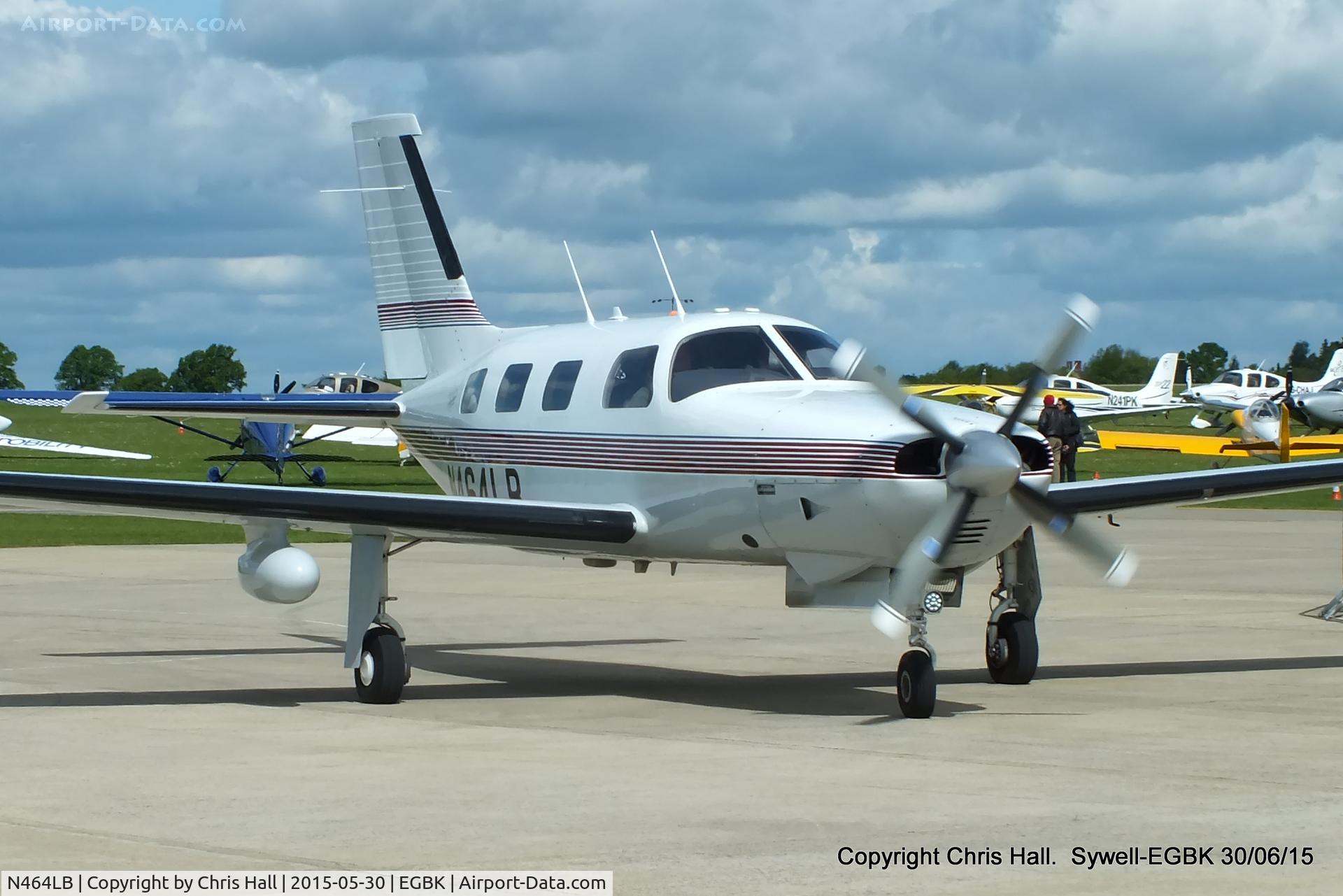 N464LB, 1993 Piper PA-46-350P Malibu Mirage C/N 4622139, at Aeroexpo 2015