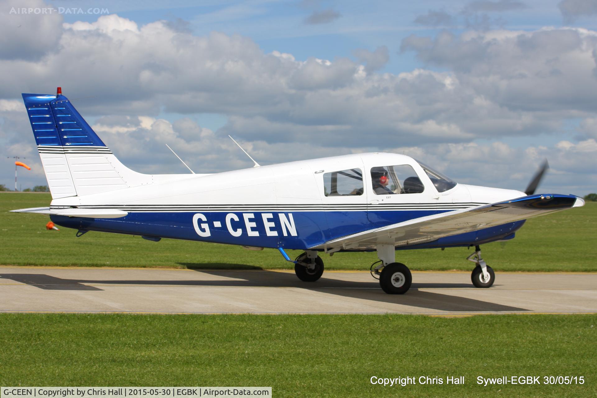 G-CEEN, 1990 Piper PA-28-161 Cadet C/N 2841293, at Aeroexpo 2015