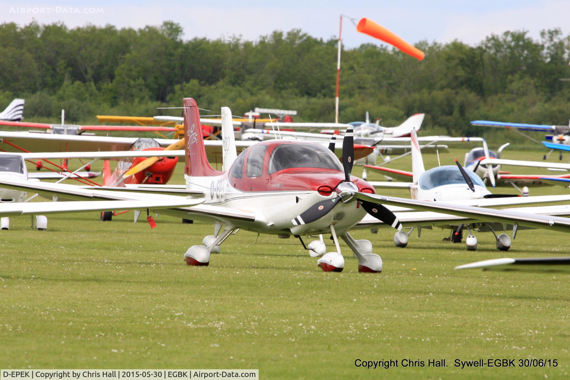 D-EPEK, 2008 Cirrus SR22 GTS C/N 3351, at Aeroexpo 2015