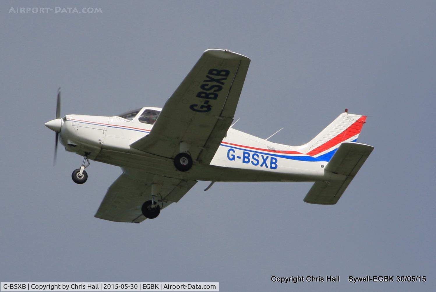 G-BSXB, 1984 Piper PA-28-161 Cherokee Warrior II C/N 28-8416125, at Aeroexpo 2015
