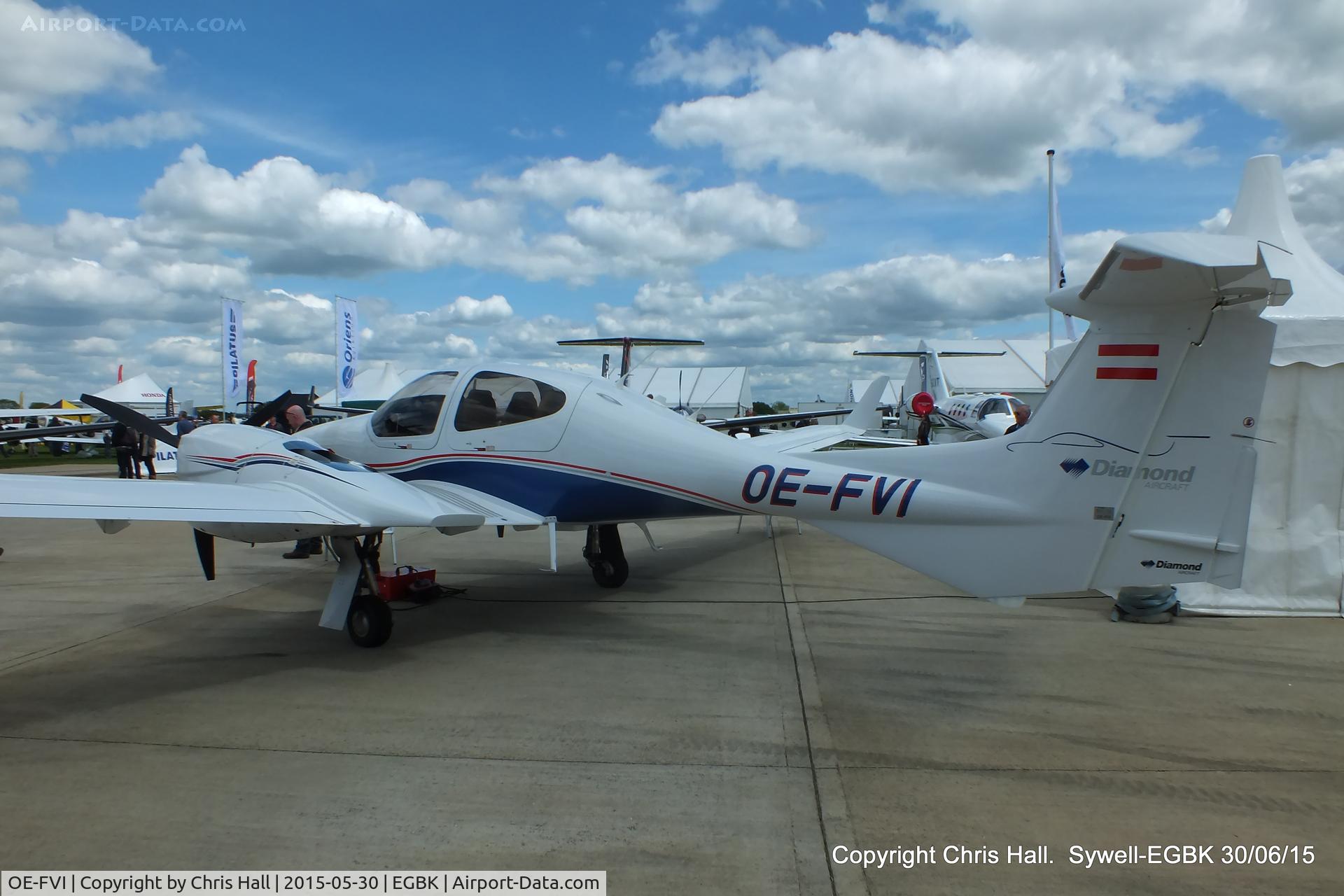OE-FVI, Diamond DA-42NG Twin Star C/N 42.N103, at Aeroexpo 2015