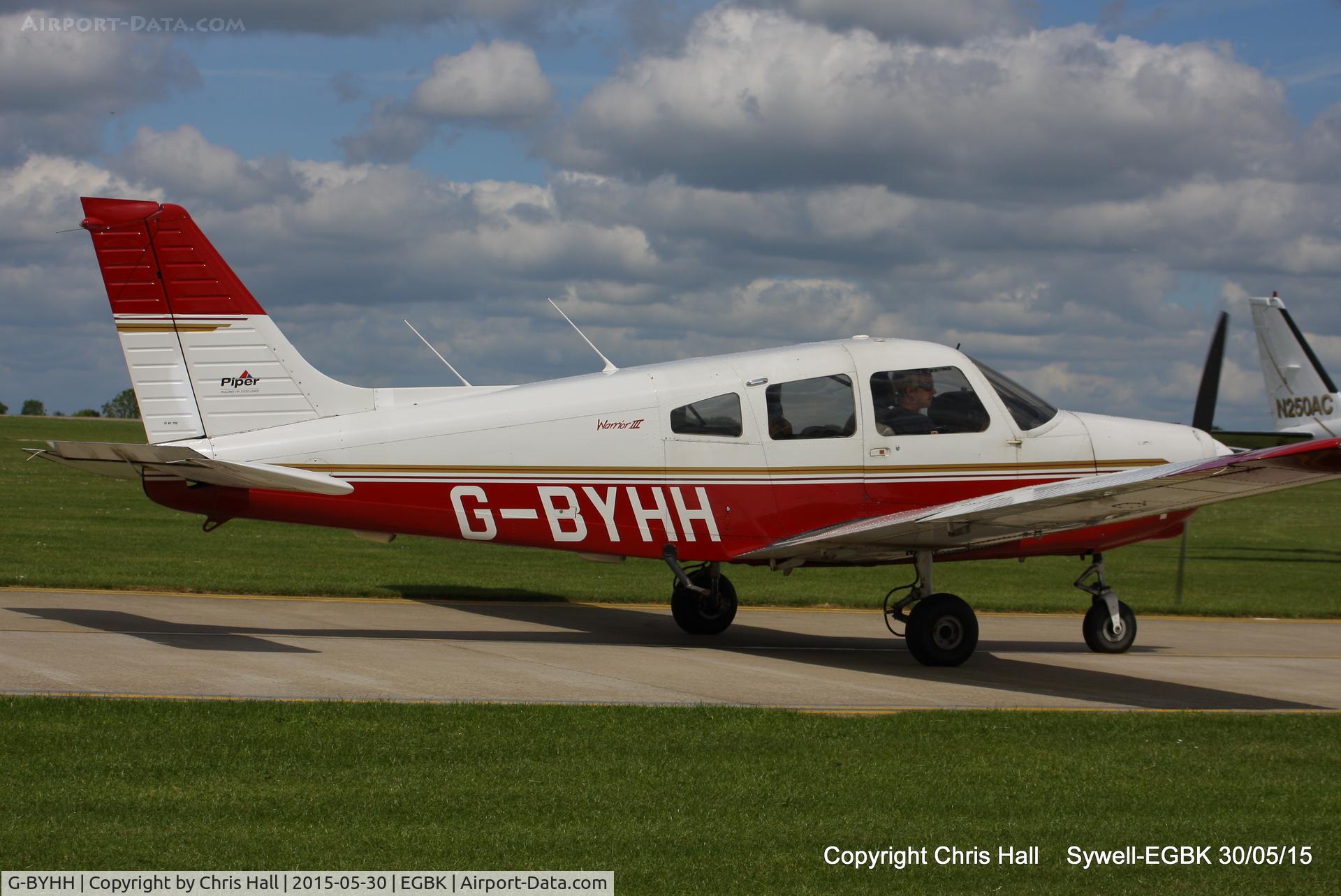 G-BYHH, 1999 Piper PA-28-161 Warrior III C/N 2842050, at Aeroexpo 2015