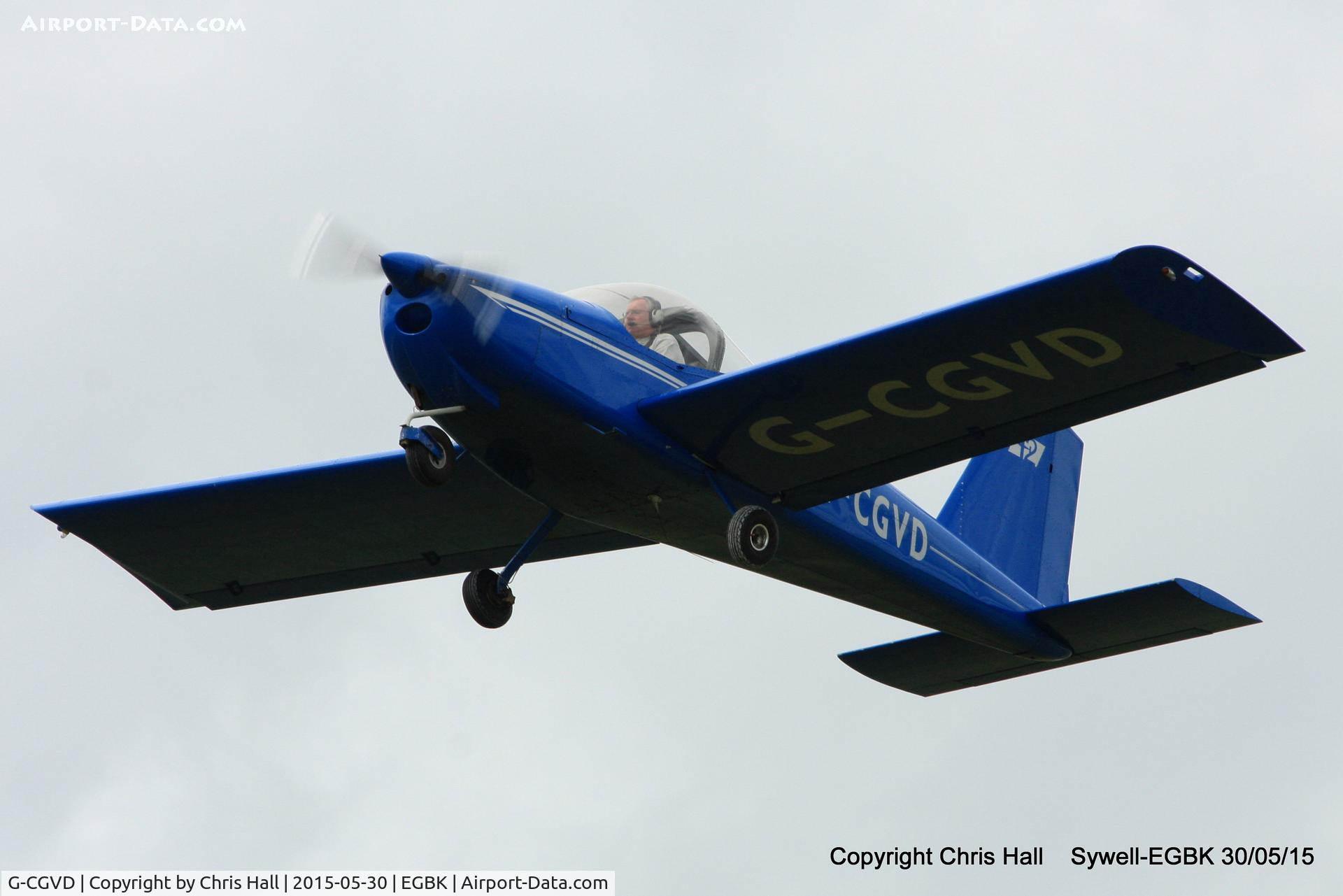G-CGVD, 2011 Vans RV-12 C/N LAA 363-15005, at Aeroexpo 2015