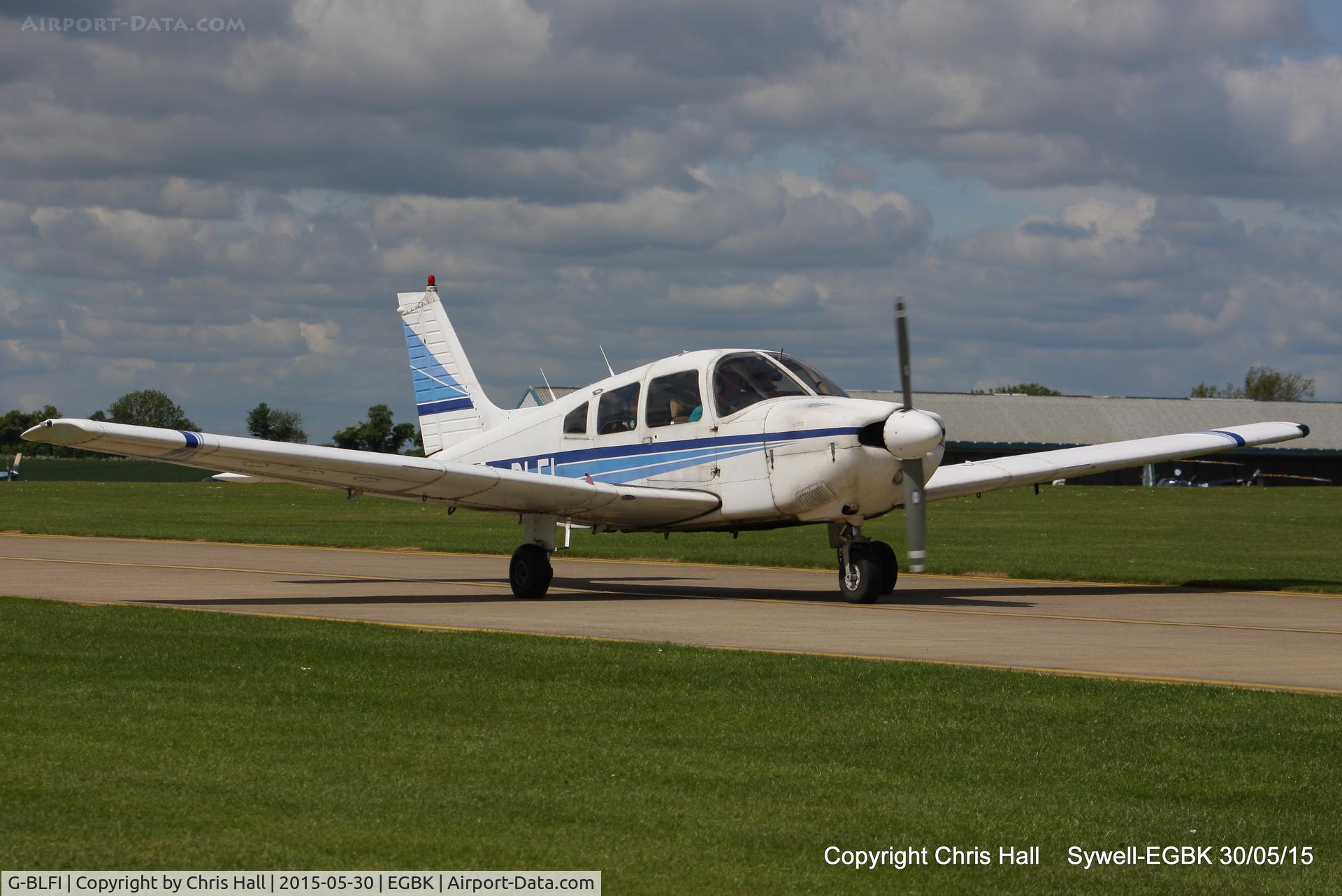 G-BLFI, 1984 Piper PA-28-181 Cherokee Archer II C/N 28-8490034, at Aeroexpo 2015