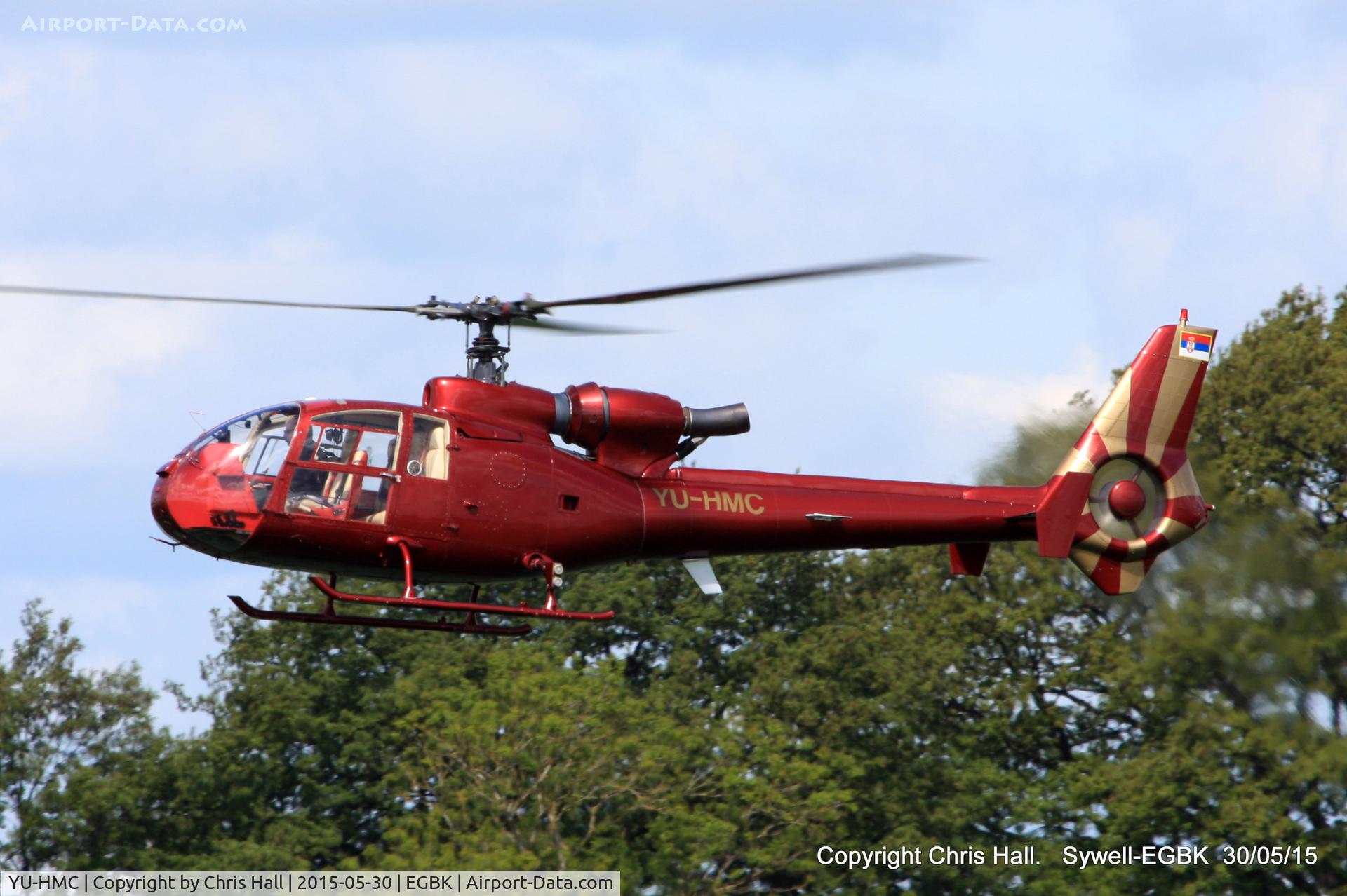 YU-HMC, 1974 Aérospatiale SA-341G Gazelle C/N 1136, at Aeroexpo 2015