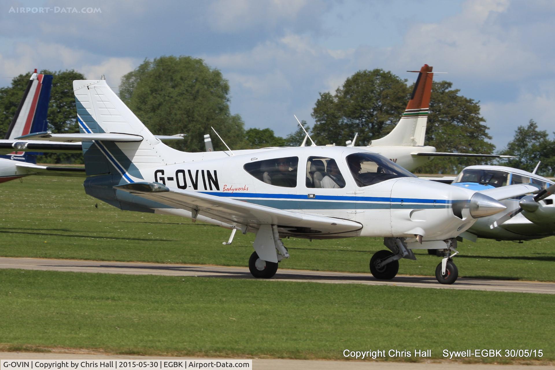 G-OVIN, 1976 Rockwell International 112TC Commander Commander C/N 13090, at Aeroexpo 2015