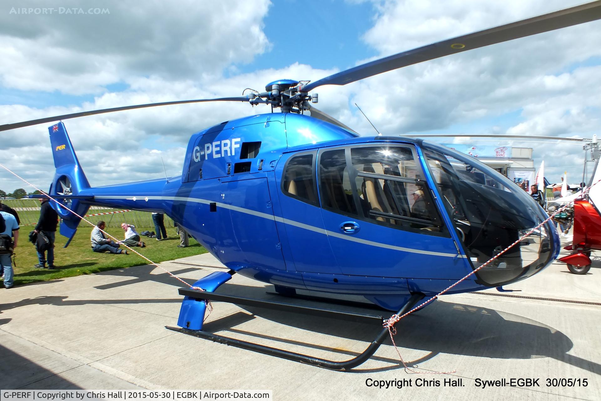 G-PERF, 2012 Eurocopter EC-120B Colibri C/N 1673, at Aeroexpo 2015