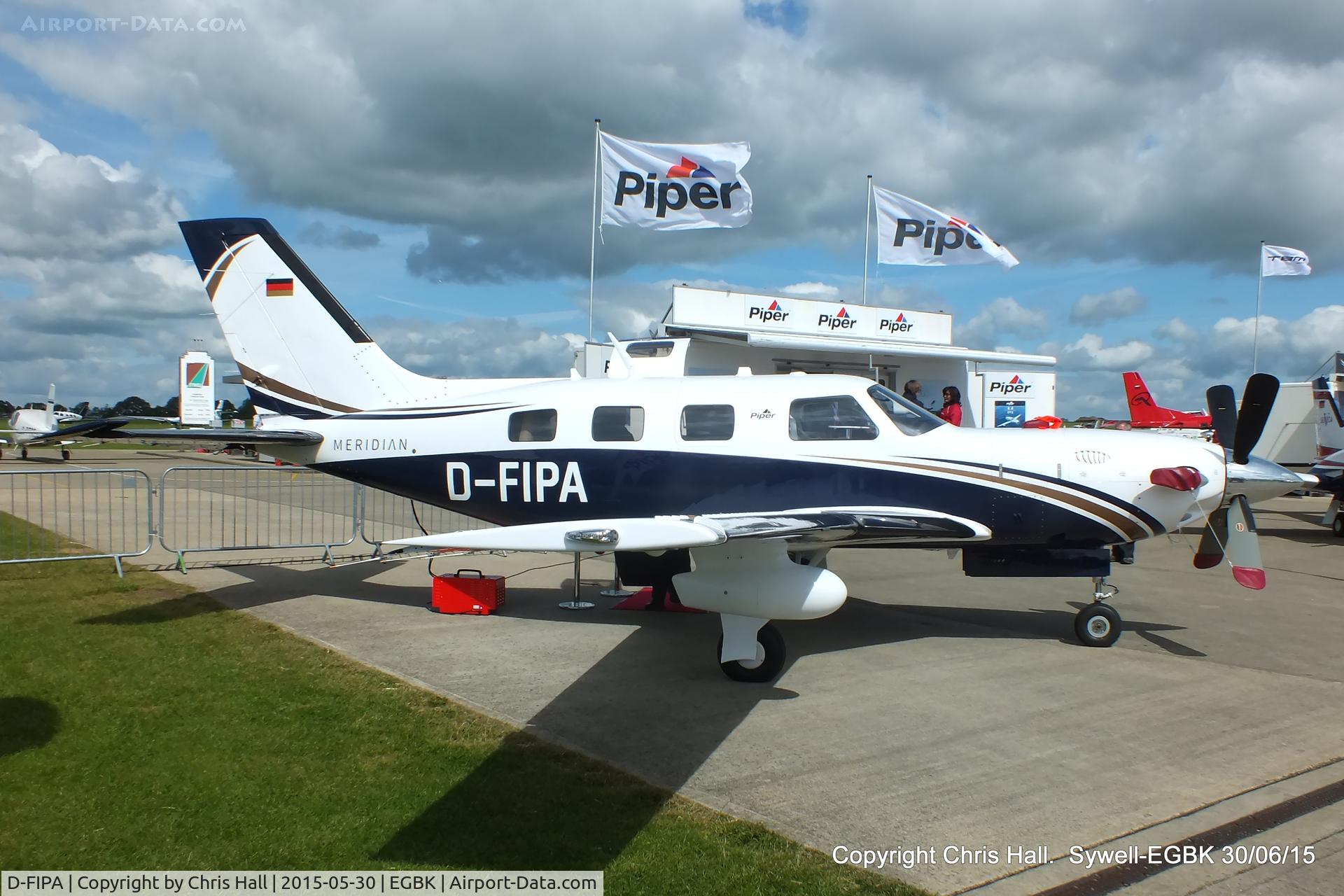 D-FIPA, Piper PA-46-500TP Malibu Meridian C/N 4697579, at Aeroexpo 2015