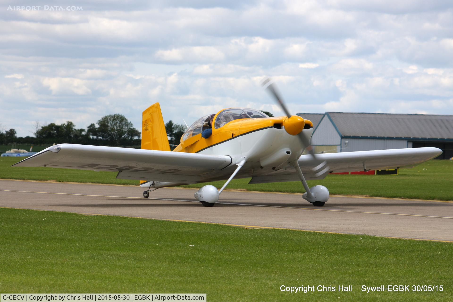G-CECV, 2006 Vans RV-7 C/N PFA 323-14338, at Aeroexpo 2015