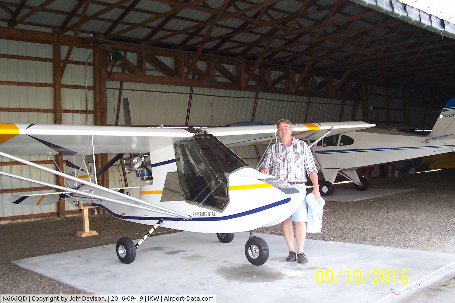N666QD, 2015 Quad City Challenger I C/N 1, N666QD. Hangered in Midland, Michigan.